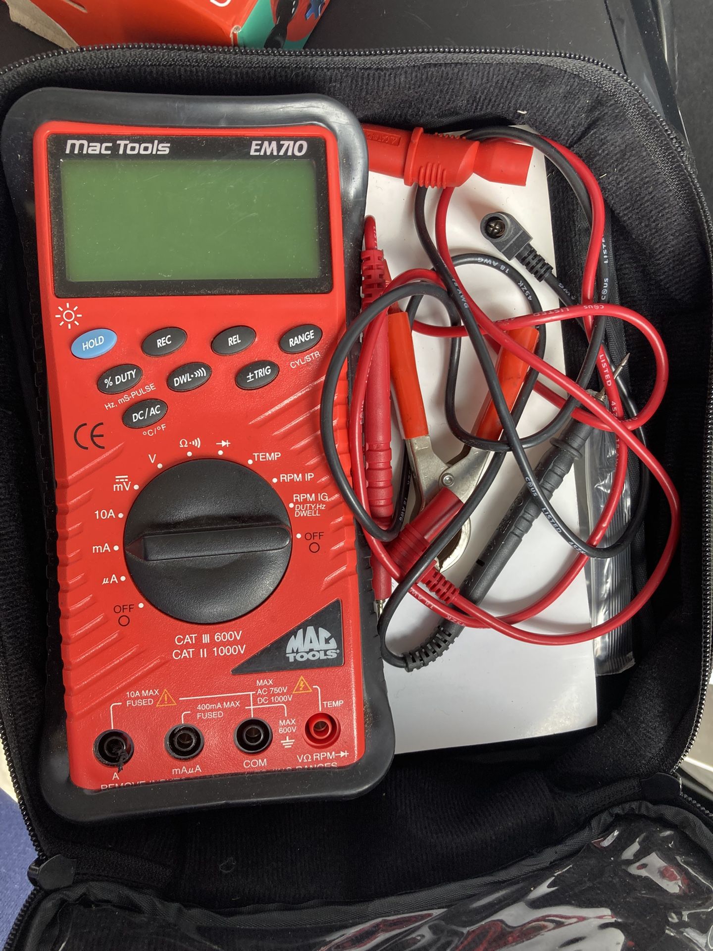 Mac Tools EM710 Automotive Multimeter