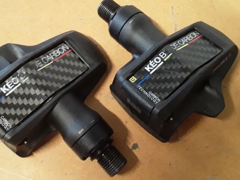 Look Keo Carbon Blade 12 Pedals No Cleats Nice Condition
