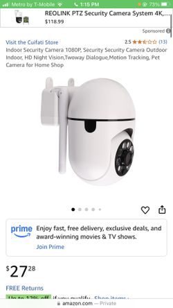 Security Camera System  $15 Each(4 In Total)