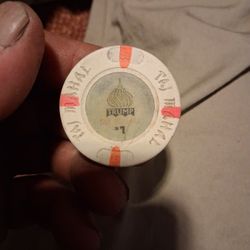 $1 Collectors Chip From NJ Taj Mahal 