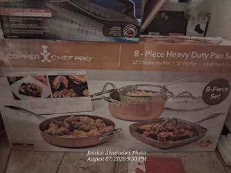 Copper Chef Pro 8pc Cookware Set