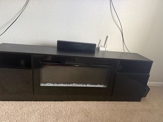 Tv stand/ Electric Fireplace… moving need gone ASAP!