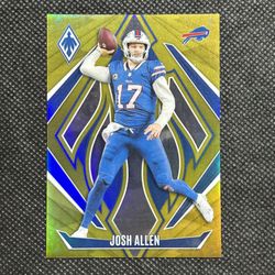 2024 Panini Phoenix NFL JOSH ALLEN RARE GOLD Prizm /10 SSP Buffalo Bills