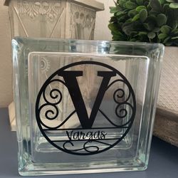 Personalized Glass Blocks