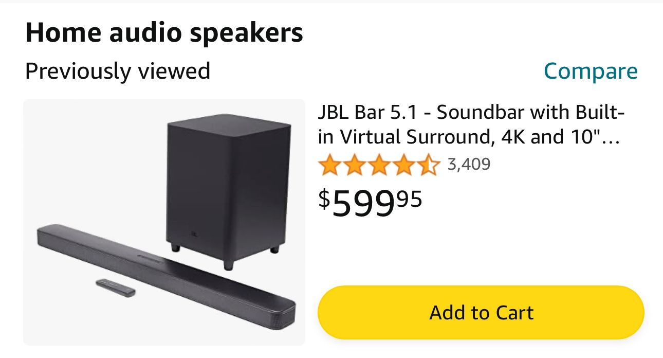 5.1 JBL SURROUND SOUND