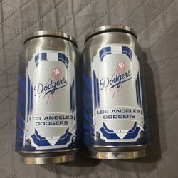2 LA Dodgers Thermo Can Travel Tumbler