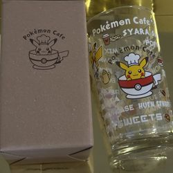 Pokémon Cafe Pikachu Glass