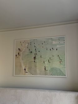 Framed Beach Landscape Print