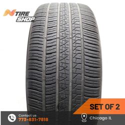 Set of 2 Used  7.5/32    275/45R21  107H  Pirelli  Scorpion Zero All Season MO