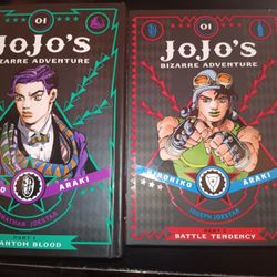 Jojo JJBA Jojo's Bizzare Adventure Manga Anime Volume Season 1 Part 1-2 Volumes 1-3 1-2