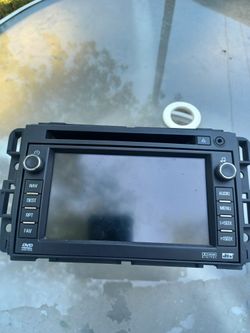 07-14 Tahoe Digital Navigation Factory Radio