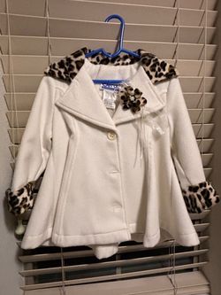 Girls Ivory coat