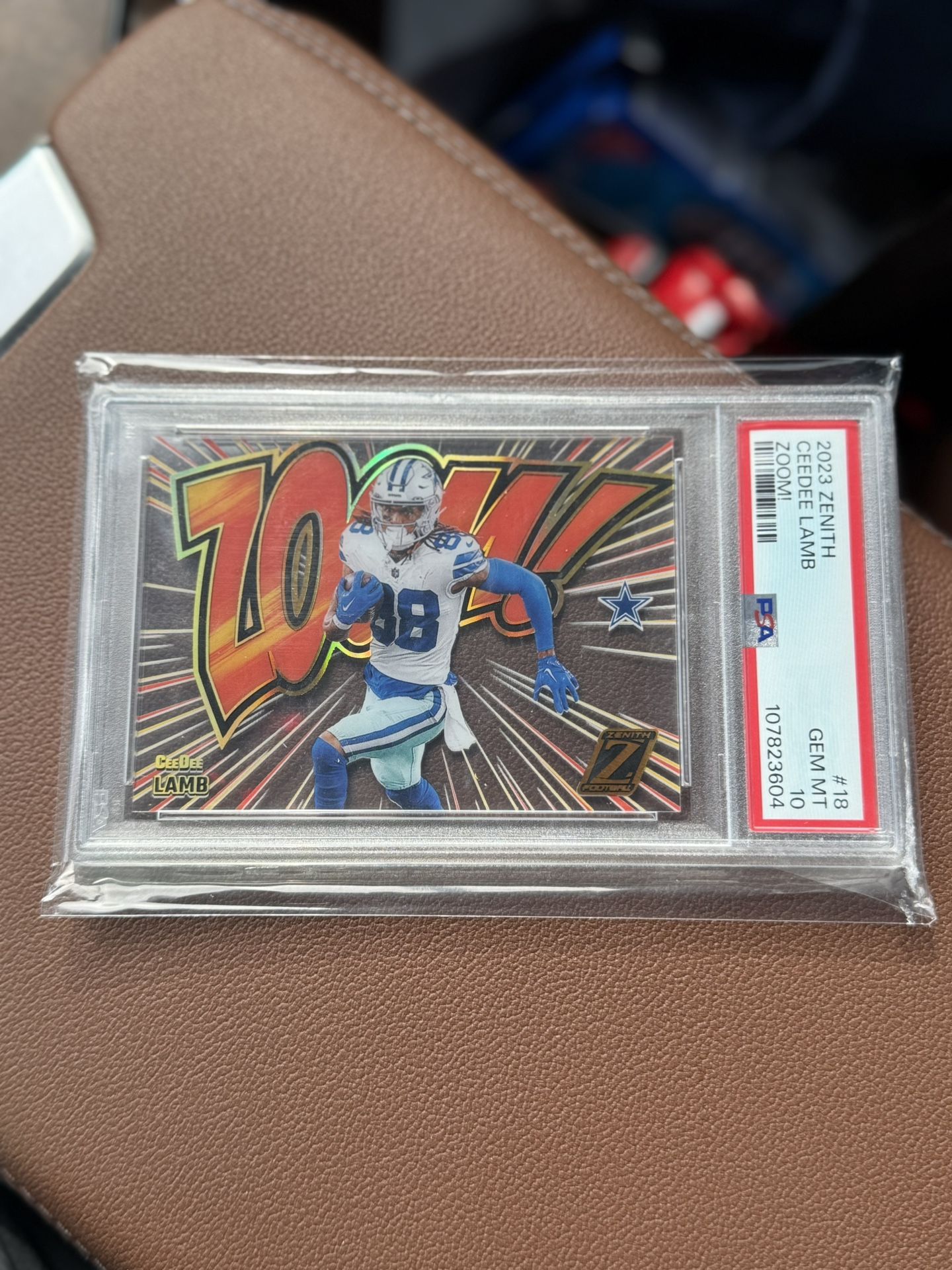 2023 Panini Zenith Zoom CeeDee Lamb Graded PSA 10 Card