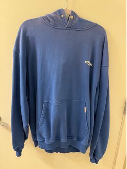 Represent blue hoodie