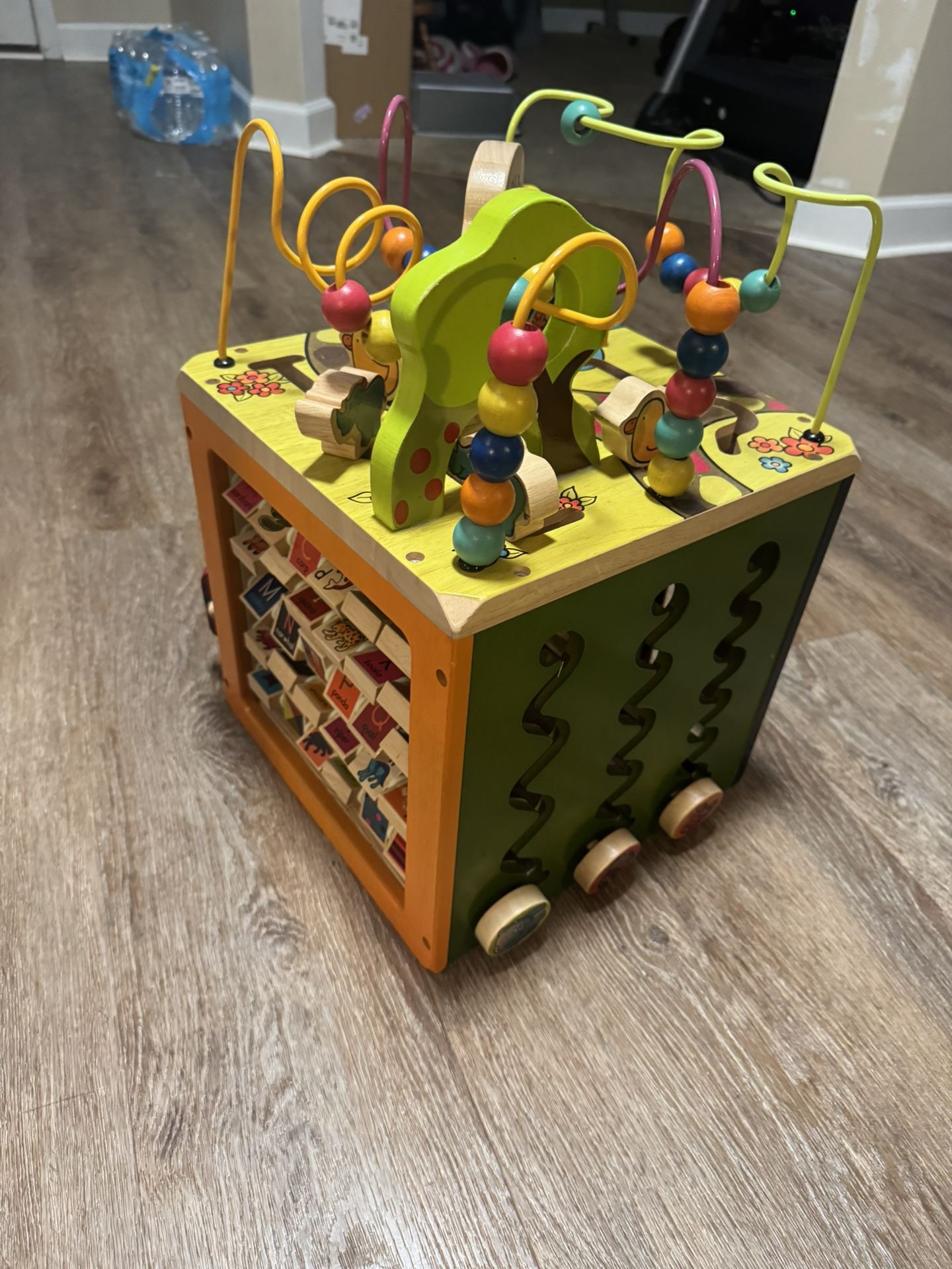 Wooden Activity Cube