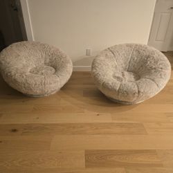 Poterry Barn Swivel Chairs 