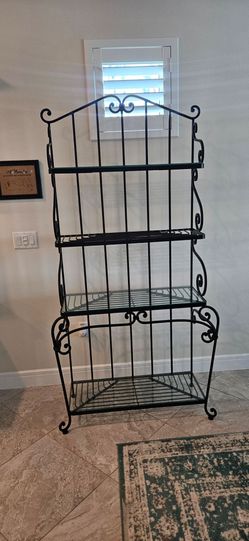 Heavy Duty Wrought Iron Etagere