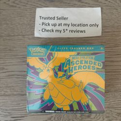 Pokemon TCG Ascended Heroes Elite Trainer Box ETB - check photos
