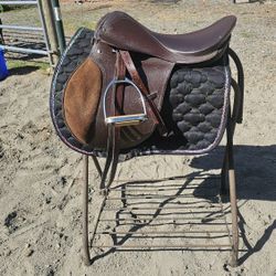 English Saddle With Goodies! 