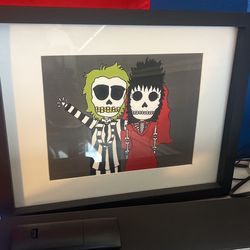 Beetlejuice Framed Art