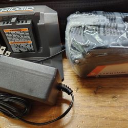 Ridgid 4.0ah Battery And Charger