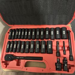 3/8” Dr. Socket Set Metric And Sae .  2 @$90, Or 1@$50