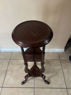 19th Century Mahogany Plant Stand with Drawers