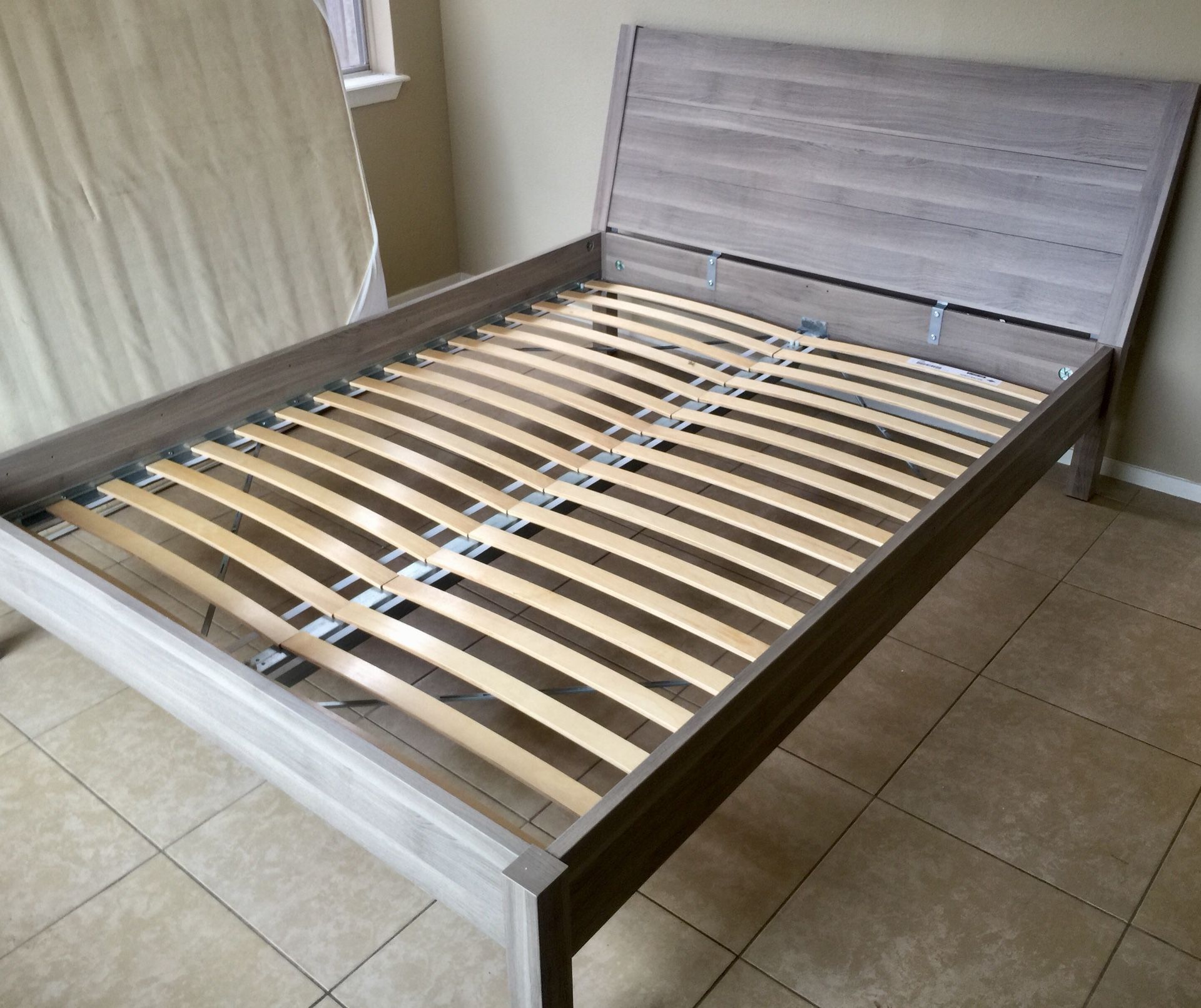 LIKE NEW Italian Made IKEA Nyvoll Queen Bed Frame