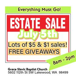 Church Estate Sale