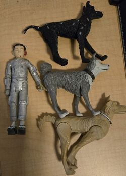 Isle Of Dogs Action Figures Wes Anderson Rare 