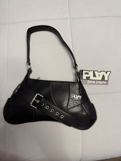 Palm Angels PLAVY Black Shoulder Bag