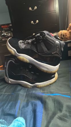 Air Jordan 11 Black High-Top Sneakers