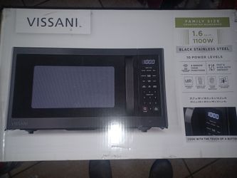 New VIssani Microwave  1.6  counter top oven