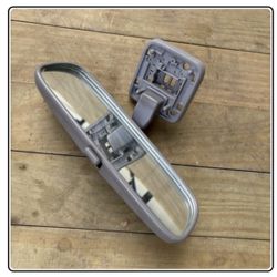 1(contact info removed) 3rd Gen Toyota 4Runner Rearview Mirror OEM Rear View 4-Runner GRAY 1(contact info removed) 1(contact info removed)