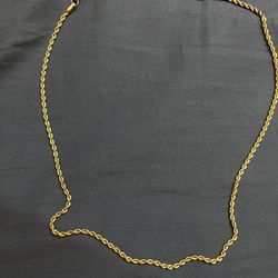Gold plated chains