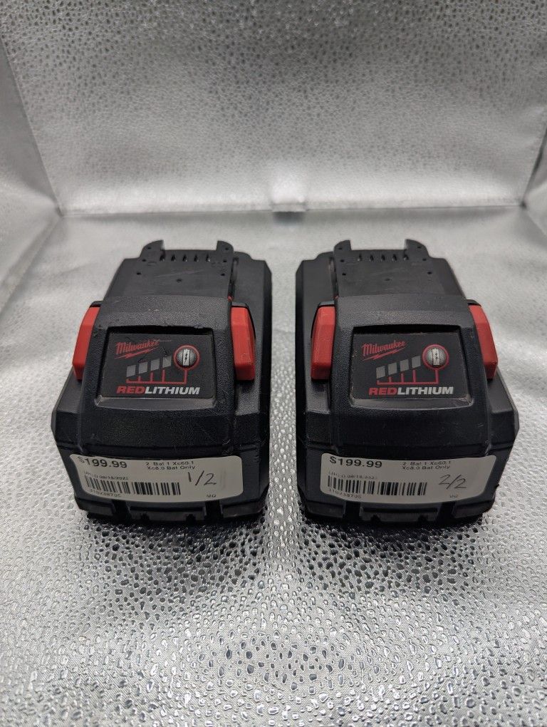 MILWAUKEE M:48-11-1865, 48-11-1880 BATTERIES