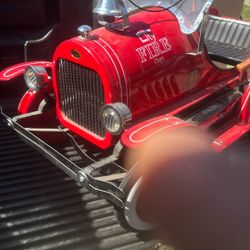 Fire Car Pedal Toy 