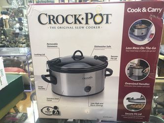 Crock Pot Slow Cooker 6 Quart Cook and Carry - New in Box
