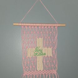 Handcrafted Macrame Easter Wall/Door Hanging