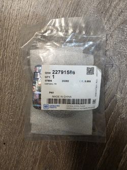 Genuine GM Chevrolet Gloss Black Wheel Center Cap 6 (1pc) - New Sealed