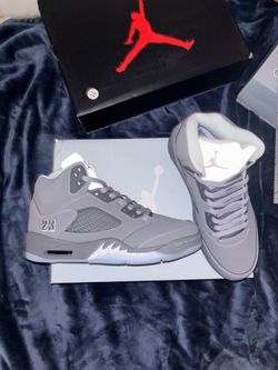 Jordan Wolf grey 5’s