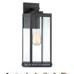 Quoizel Lighting - WVR8406EK - Westover 1-Light Medium Outdoor Wall Lantern in Transitional Style 17 Inches Tall and 6 Inches Wide