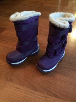 Kids Snow Boots Lands End size 9