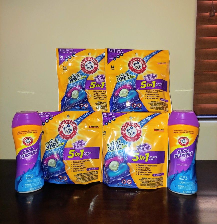 Arm and Hammer laundry Detergent & Scent Boosters- all for $24- X Streets Ray and Higley