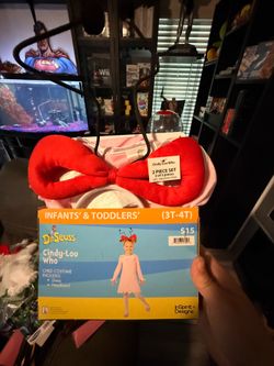 Toddler, Cindy Lou who costume
