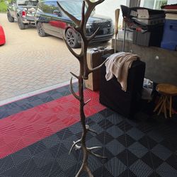 Cast Iron Antler Coat Rack