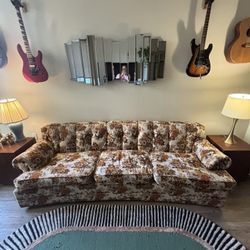 MCM Floral 70s Couch 