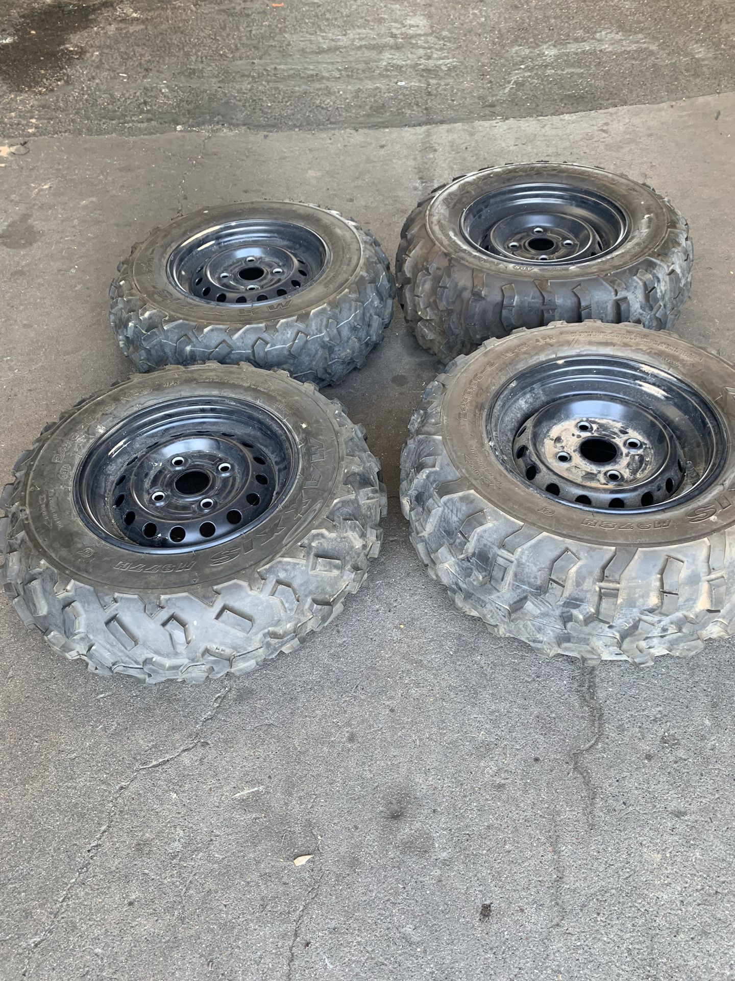 Honda Quad Rims And Tires 