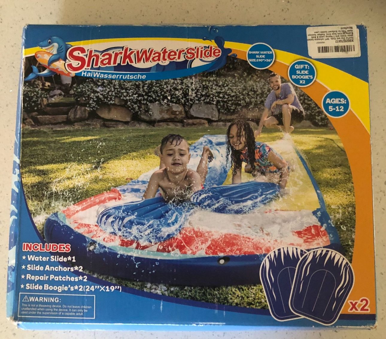 SHARK WATERSLIDE NEW IN BOX $20