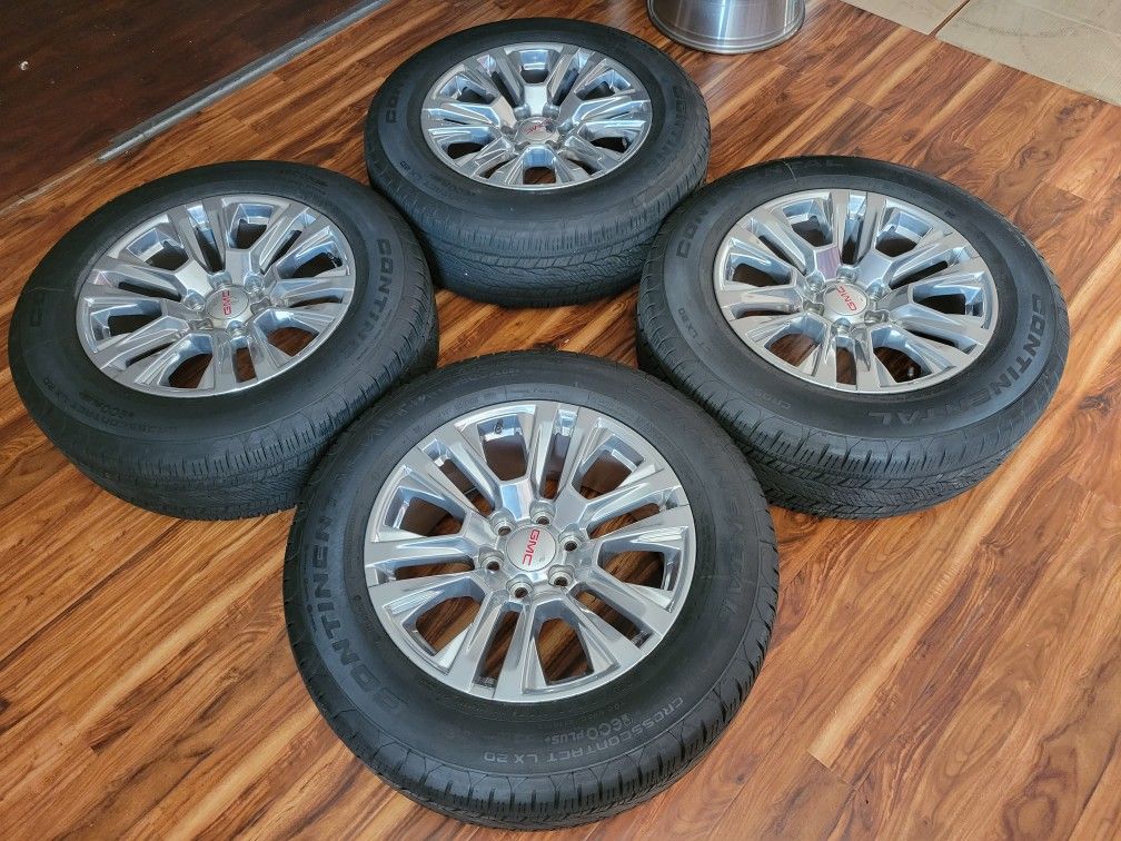 20" GMC YUKON RIMS & TIRES 